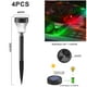 thumbnail image 2 of Luces solares para caminos de jardín, paquete de 4, luces solares para exteriores, impermeables, iluminación LED para césped, pasarelas, aceras, 30,8 x 6 cm, 2 of 6