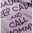 thumbnail image 5 of Funny Daddy Keep Calm Call Mommy Toddler Boy Girl T Shirt Infant Toddler Brisco Brands 12M, 5 of 6