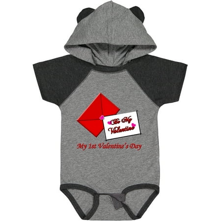 

Inktastic My 1st Valentine s Day Gift Baby Boy or Baby Girl Bodysuit