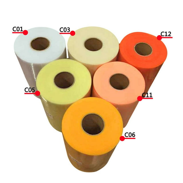 maskred Vibrant Tulle Roll Fabrics For Decorators Polyester Wide Application Roll Tulle Fabrics C06golden yellow 1 Pc