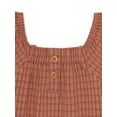 thumbnail image 2 of easy-peasy Toddler Girls Short Sleeve Henley Blouse, Sizes 12 Months - 5T, 2 of 3