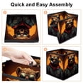 thumbnail image 4 of Xiong Fugu Foldable Clothes Storage Toy Box Storage Bin with Handle, 10.8"x10.5"x10.6", Large Capacity, 4 of 6