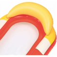 thumbnail image 3 of Hamaca inflable Tumbona de piscina inflable Balsas de hamaca flotantes Flotador de piscina inflable Salón de piscina para piscina interior al aire libre Rojo -, 3 of 5