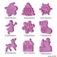 thumbnail image 4 of Techinal Shiny Christmas Keychain Mould Silicone Epoxy Resin Molds DIY Necklace Jewellery Making Keychain Decoration, 4 of 19