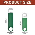 thumbnail image 2 of 3-piece heavy stainless steel flat bottle opener, durable beer bottle opener.green, 2 of 4