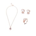 thumbnail image 5 of Xihbxyly Pendientes Brillantes, Elegante Diseño de Línea de Aurícula, Collar a Juego Incluido, Perfectos para Fiestas, Playa, Uso Diario, Accesorio de Moda para Mujer, Gran Idea de Regalo., 5 of 5