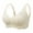 Beige, variant on Bras for Women Full Coverage Lace Back High Elastic Gathering Shoulder Silicone Jelly Blue L