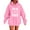 Pink, variant on Fanxing I am So Freaking Cold Hoodie for Women Overzied Letter Print Hooded Sweatshirts Plus Size Casual Long Sleeve Fleece Pullover Black 2XL