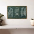 thumbnail image 2 of Elephant Stock Calculating Machine Teal Patent Wall Art - Horizontal Canvas Wall Art - Living Room Wall Decor - Patent Canvas - Brown And White Decor - 12" x 8", 2 of 5
