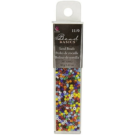 - Cousin Jewelry Basics Glass Seed Beads Seed Beads, 1.1 oz-11/0