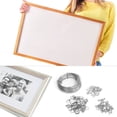 thumbnail image 3 of 100 Pcs Kit de Suspension pour Photo, 100 Pieds Fil Robuste pour Cadre de Miroir Photo, 3 of 7