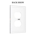 thumbnail image 2 of Fotbe Sailboat And Seagull Print Duplex Receptacle Wall Plate, 1-Gang 5.0" x3.0" Wall Outlet Covers, Dual Outlet Faceplates Covers, Color-matched Screws Included-Style S, 2 of 6