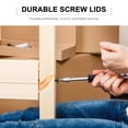 thumbnail image 2 of OUNONA 27 Pcs 1 Screw Covers Decorative Caps For Screws Convenient For Furniture Cabinets And More, 2 of 8