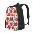 thumbnail image 2 of Daiia Hand Drawn Tomatoes Backpack for Men and Women -Durable Backpack Large Capacity, Water-Resistant Bag with Adjustable Straps and Laptop Compartment, 2 of 9