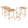 thumbnail image 2 of Winsome Alex 5-Pc Snack Table Set, Natural Finish, 2 of 14