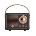 thumbnail image 1 of Altavoz Bluetooth QUEQIMU, portátil, retro, con tarjeta USB/TF/AUX, negro, 1 of 9