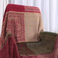 thumbnail image 3 of ZHAOCHENG Manta de chenilla, manta de sofá con borlas decorativas de jacquard, 3 of 5