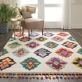 thumbnail image 6 of Nourison Moroccan Casbah Bohemian Ivory/Multicolor 3'11" x 6' Area Rug, (4x6), 6 of 8