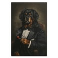 thumbnail image 3 of Hudo Tibetan Mastiff Painting Gentleman Style on Canvas, Tibetan Mastiff Vintage Costume Style Animals Posters For Home Decorations, Living Room, Bathroom Decor, 3 of 5