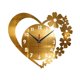 thumbnail image 1 of Reloj de pared Corazón de Amor, Estética Sencilla y Moderna, Reloj Decorativo de Acrílico para Oro, 1 of 9