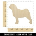 thumbnail image 2 of Pug Dog Solid Wood Shape Unfinished Piece Cutout Craft DIY Projects - 4.70 Inch Size - 1/8 Inch Thick, 2 of 7