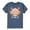 HEATHER BLUE, variant on Instant Message - Baseball Detroit - Youth Boys Short Sleeve Graphic T-Shirt
