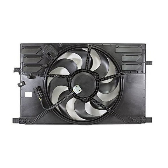 Dual Radiator and Condenser Fan Assembly - Pacific Best Inc. Fit/For FI3115102 15-18 Jeep Renegade 2.4L, 15-22 RAM Promaster City, 16-18 500X Fits select: 2016-2018 FIAT 500X