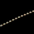 thumbnail image 3 of AMLESO Crystal AB Strass Cup Close Chain Hand Sewn 10 Meters SS12 / 3mm Gold, 3 of 8