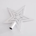thumbnail image 2 of Adornos para árboles de Navidad, accesorios de estrella de cinco puntas, galvanoplastia para árboles de Navidad, accesorios para coronas de estrellas en la parte superior del árbol, 2 of 6