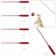 thumbnail image 5 of Varitas Interactivas Divertidas para Gatos Varita Caña Pescar Juguete Entrenamiento Color Rojo 5 Uds., 5 of 9