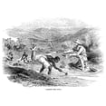 thumbnail image 2 of California Gold Rush 1849. N'Washing For Gold.' Wood Engraving American 1849. Poster Print by, 2 of 2