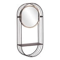 thumbnail image 3 of Zuo A12234 Miroir Saroni 5.1 Po&44; Étagère Gris, 3 of 6