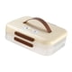 thumbnail image 1 of Caja organizadora para guardar albóndigas, para refrigerador, con buen sellado, multiusos para alimentos. 2 capas, 1 of 9