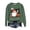 A01-Dark Green, variant on Xudanell Women Halloween Crewneck Sweatshirt Cute Ghost Sweatshirt for Women Funny Pullover for Fall