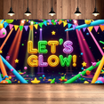 thumbnail image 5 of Neon Theme Glow Party Banner Colorful Design for Dance Party Indoor Event Celebration, 5 of 9