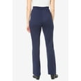 thumbnail image 2 of Woman Within Plus Size Petite Stretch Ponte Knit Pull-On Bootcut Pants, 2 of 6