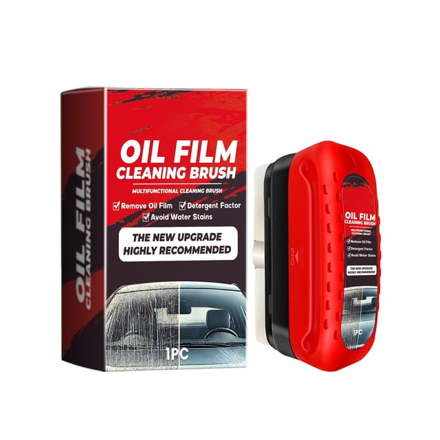 Liquidación Oil Film Cleaning Brush Car Windshield Oil Film Cleaner, Car Oil Film Cleaning Brush, Glass Oil Film Remover 120ml