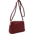 thumbnail image 2 of GHSDFBB Triple Zip Small Crossbody Bag, 2 of 6