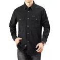thumbnail image 4 of Camisa Casual Cómoda De Trabajo Al Aire Libre Para Hombre, 4 of 7