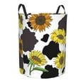 thumbnail image 2 of Balery Sunflowers Country Round Laundry Basket with Handles Waterproof Freestanding Laundry Hamper for Clothes Toys in the Dorm and Family-Small, 2 of 8