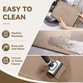 thumbnail image 4 of Kitchen Rugs and Mats Non Slip Washable, 17"x47" Brown Absorbent Runner Rugs for Kitchen, Front of Sink, Kitchen Mats for Floor，Easy to Clean and Maintain Kitchen Floor mat, 4 of 8