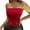 Red, variant on Beach Vacation Clothes for Women Bra 30 Top Casual Top for Women Clear Strap Bodysuit Dark Girls Heel Sandal Bras Tops Tube Bedroom Clothes Teen Girls Sexy Bustier Corset Lace Off Shoulder Hot Pink M