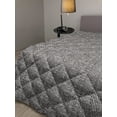thumbnail image 2 of Tropical Down Alternative Comforter, Palm Leaves on an Amber Tone Backdrop, Microfiber Quilt for All Season, 5 Sizes, Amber Multicolor, by Ambesonne, 2 of 3