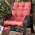 thumbnail image 2 of Greendale Home Fashions Outdoor 44'' x 22'' High Back Chair Cushion, Coral, 2 of 8
