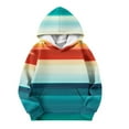thumbnail image 4 of ShomPort Girls Hoodies Girl Casual Oversized Pullover Colorful Long Sleeve Hooded Sweatshirts 4-14 Years, 4 of 5