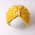 thumbnail image 3 of Wool Knit Headband For Girls Cozy Winter Ear Warmer Hat With Strawberry And Floral Soft Stretchy Ribbon Hair Rope, 3 of 3