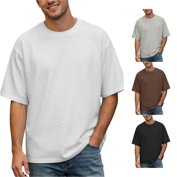 HUITKMM True Classic Tees Men Mens Tshirts Graphic Summer Casual Style Round Neck Short Sleeve Size XL