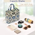 thumbnail image 5 of FORMRS Womens Corduroy Tote Bag Crossbody Shoulder Handbag with Pocket, Blue Floral, 5 of 7
