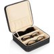 thumbnail image 1 of Portable 3-Slot Glasses Storage Travel Sunglass Organizer Zipper Box Jewelry Leatherette Display Case Collector zz4, 1 of 5