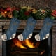 thumbnail image 1 of Medias navideñas de lona, medias navideñas de mezclilla, decoraciones de Halloween, decoración de otoño, decoración del hogar, adornos navideños., 1 of 6